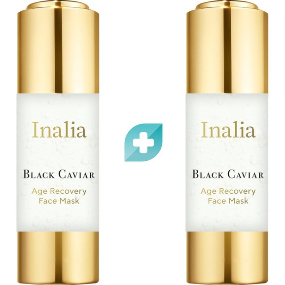 Σετ Inalia Black Caviar Age Recovery Face Mask 2x30ml