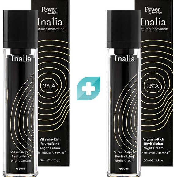 Σετ Inalia Vitamin-Rich Revitalizing Night Cream with Rejuvial Vitamins 2x50ml