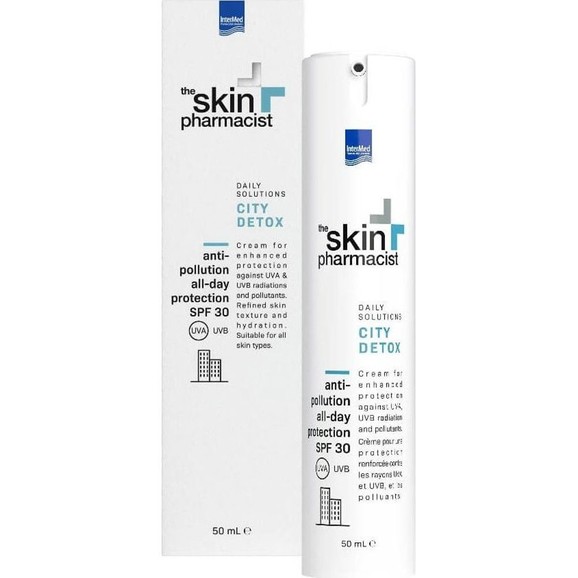 Δώρο Intermed The Skin Pharmacist City Detox Face Cream Spf30, 50ml