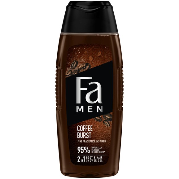 Fa Men Coffe Burst 2 in 1 Shower Gel for Body & Hair 400ml