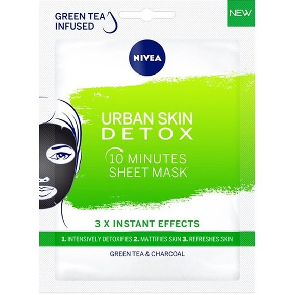 Δώρο Nivea Urban Skin Detox 10 Minute Sheet Mask 1 Τεμάχιο Δώρο Nivea Urban Skin Detox 10 Minute Sheet Mask 1 Τεμάχιο