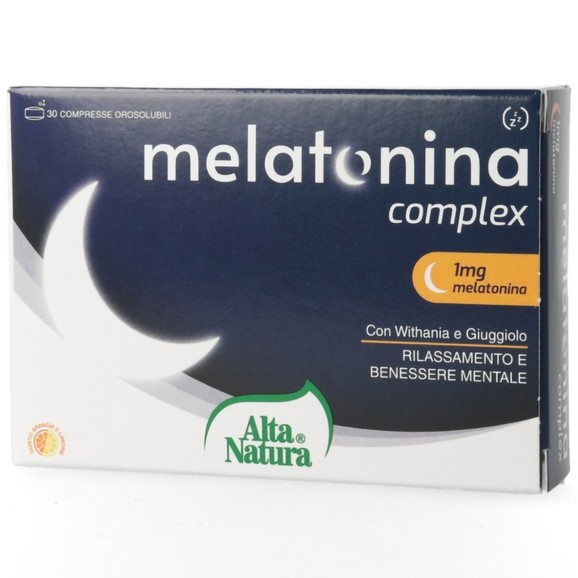 Alta Natura Melatonina Complex 1mg Food Supplement 30tabs