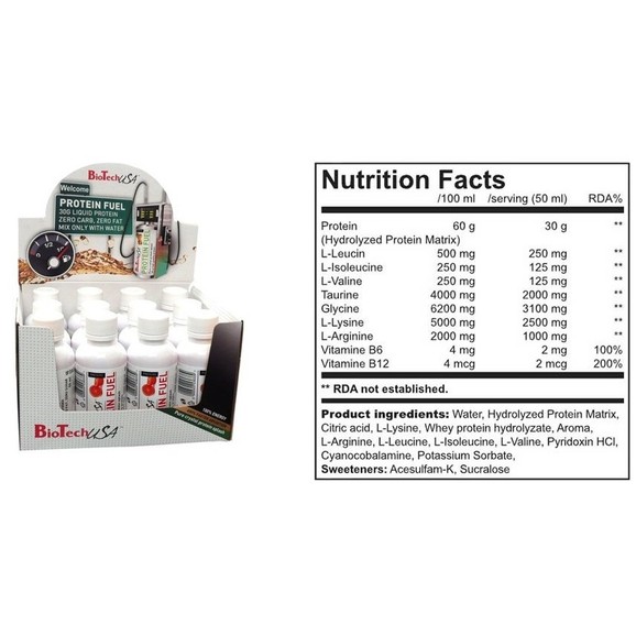 Biotech Usa Protein Fuel Box 12x50ml