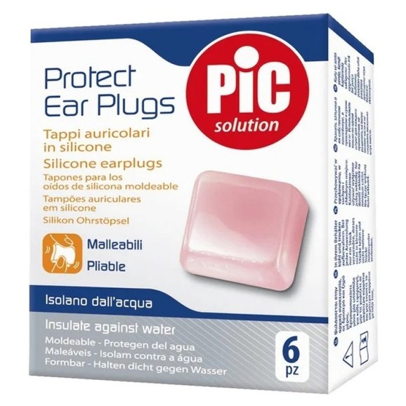 Pic Solution Protect Ear Plugs Piable 6 Τεμάχια