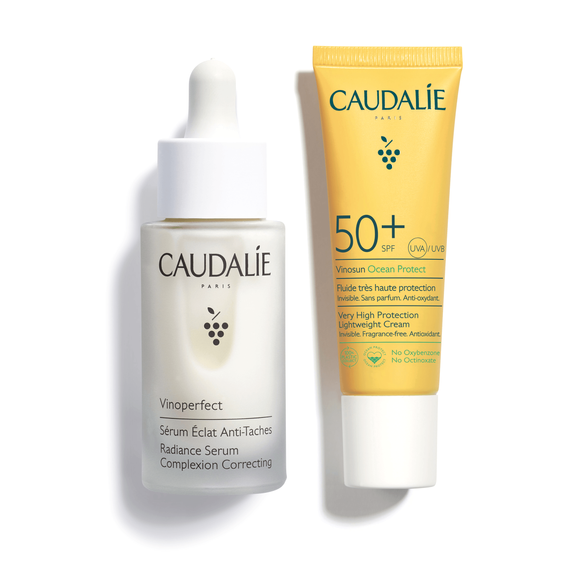 Δώρο Caudalie Vinosun Ocean Protect Cream Spf50+ Αντηλιακή Κρέμα Προσώπου Λαιμού 20ml & Vinoperfect Radiance Serum Ορός Κατά των Πανάδων 10ml