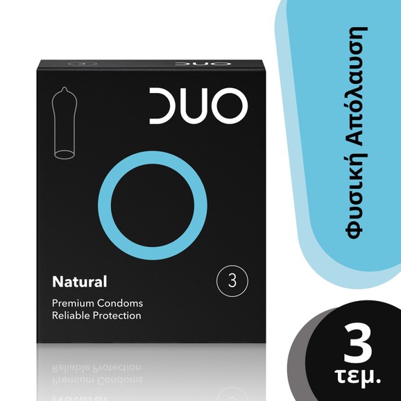 Duo Natural Φυσικό Προφυλακτικό 3τεμ Duo Natural Φυσικό Προφυλακτικό 3τεμ