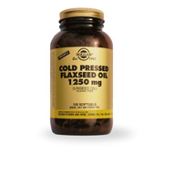 Solgar Flaxseed Oil 1250mg 100 softgels