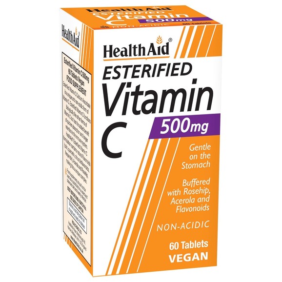 Health Aid Esterified Vitamin C 500mg 60veg.tabs