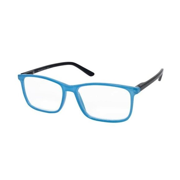 Eyelead Γυαλιά Διαβάσματος Unisex Χρώμα Μαύρο - Μπλε, με Κοκκάλινο Σκελετό E195
