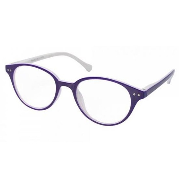 Eyelead Γυαλιά Διαβάσματος Unisex Χρώμα Μωβ - Λευκό, με Κοκκάλινο Σκελετό E172