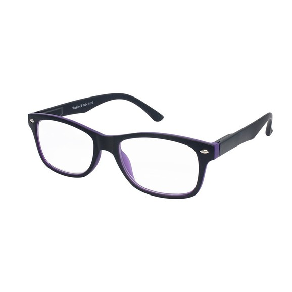 Eyelead Γυαλιά Διαβάσματος Unisex Μωβ - Μαύρο Κοκκάλινο E193