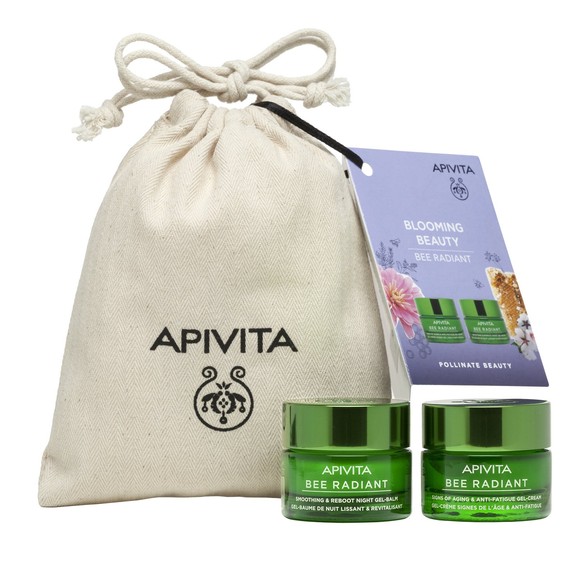 Δώρο Apivita Blooming Beauty Bee Radiant Light Texture Gel-Cream 15ml & Smoothing & Reboot Night Gel-Balm 15ml & Πουγκί Δώρο Apivita Blooming Beauty Bee Radiant Light Texture Gel-Cream 15ml & Smoothing & Reboot Night Gel-Balm 15ml & Πουγκί
