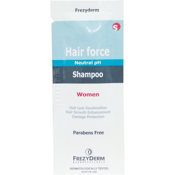 Δείγμα Frezyderm Hair Force Shampoo Women Σαμπουάν Κατά της Γυναικείας Τριχόπτωσης 5ml