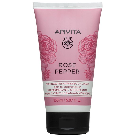 Apivita Rose Pepper Firming & Reshaping Body Cream 150ml Apivita Rose Pepper Firming & Reshaping Body Cream 150ml