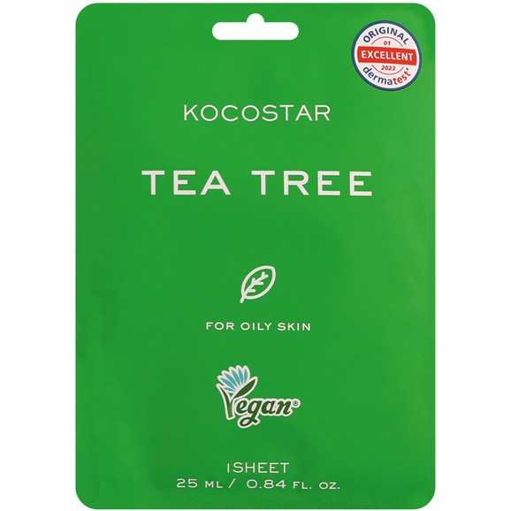 Kocostar Tea Tree Face Mask Κωδ 5602, 1 Τεμάχιο Kocostar Tea Tree Face Mask Κωδ 5602, 1 Τεμάχιο