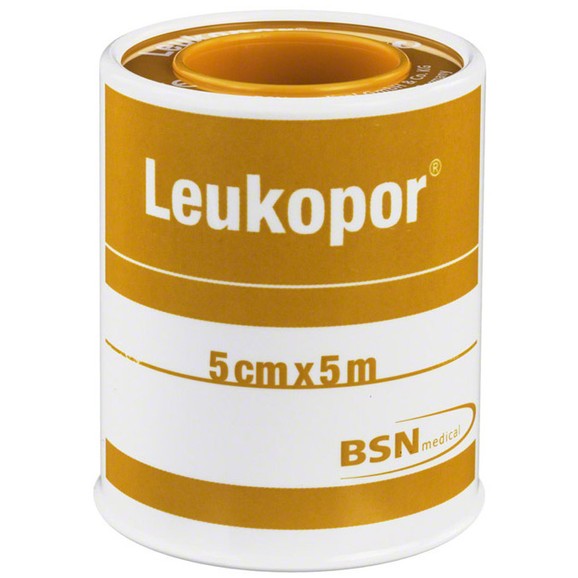 Leukopor Αυτοκόλλητη Υποαλλεργική Επιδεσμική Ταινία 5cm x 5m