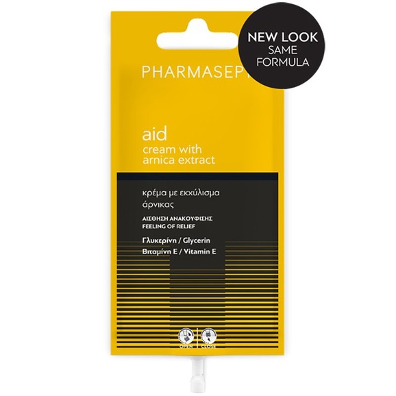 Pharmasept Aid Arnica Cream Gel Κρέμα με Φυσικό Εκχύλισμα Άρνικας Κατάλληλο για Μώλωπες & Οιδήματα 15ml
