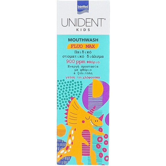 Intermed Unident Kids Fluo Max Mouthwash 250ml