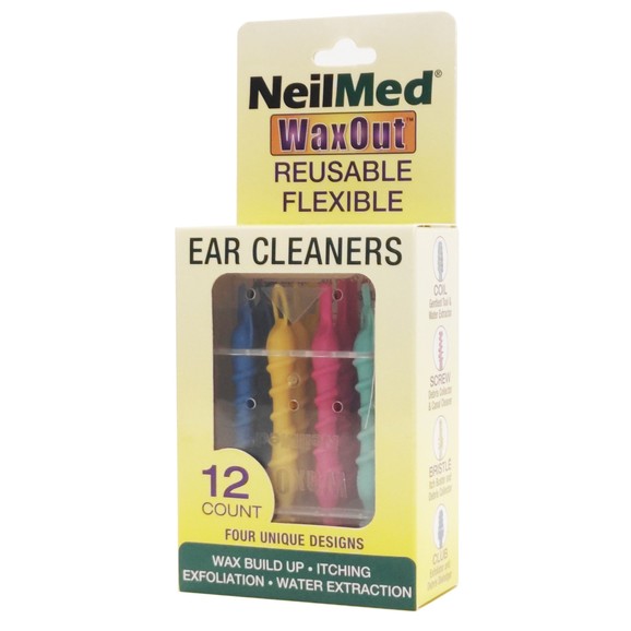 NeilMed WaxOut Ear Cleaners Εργαλεία Καθαρισμού Αυτιών 12 Τεμάχια