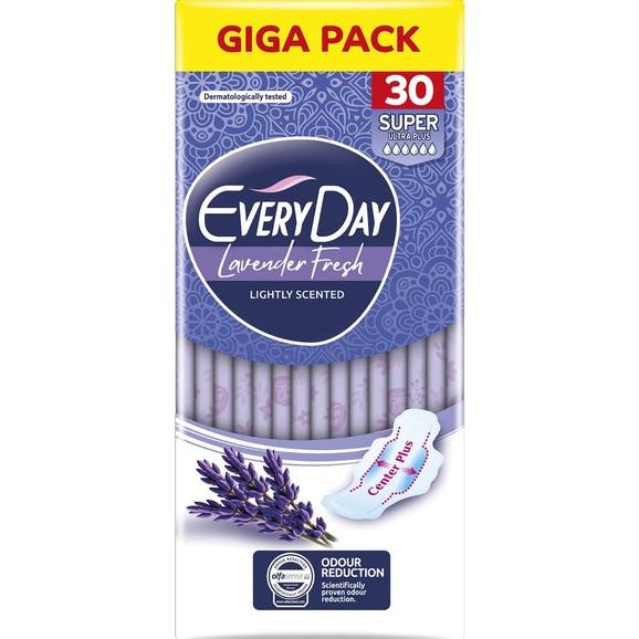 Every Day Lavender Fresh Lightly Scented Super Ultra Plus 30 Τεμάχια