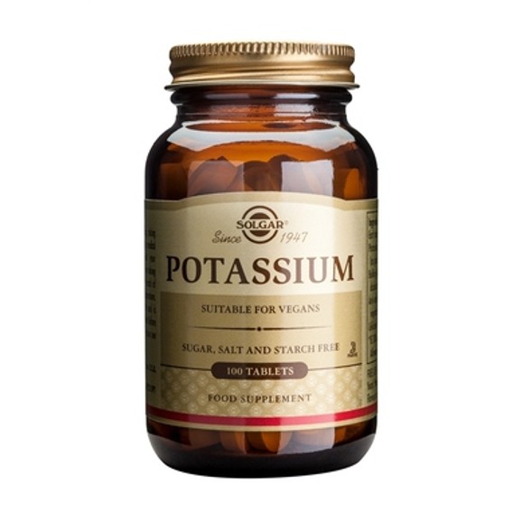 Solgar Potassium Food Supplement 100tabs