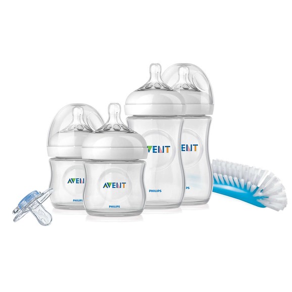 Avent Natural Αρχικό Σετ Μπιμπερό για Νεογέννητα 0 Μηνών+ Πλαστικό Avent Natural Αρχικό Σετ Μπιμπερό για Νεογέννητα 0 Μηνών+ Πλαστικό