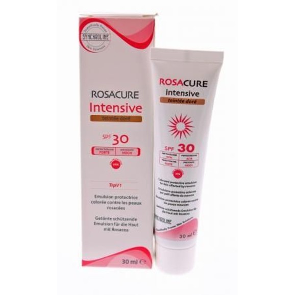 SYNCHROLINE Rosacure Intensive Cream Spf30 - Teintee Dore - Προστατευτικό γαλάκτωμα προσώπου 30ml