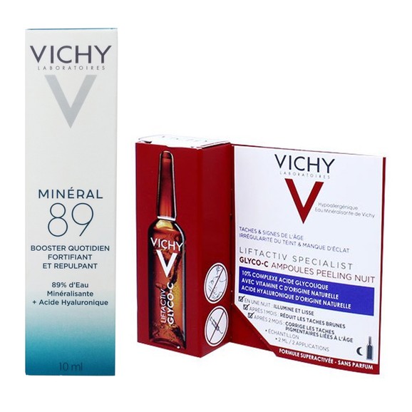 Δώρο Vichy Mineral 89 Booster Ενυδάτωσης Προσώπου 10ml & Vichy Liftactiv Specialist Glyco-C Night Pell 2ml