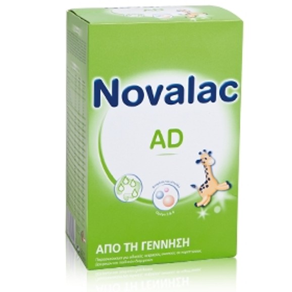 Novalac AD Παρασκεύασμα Για Ειδικούς Ιατρικούς Σκοπούς Σε Περιπτώσεις Βρεφικών Και Παιδικών Διαρροιών Από Την Γέννηση 450gr