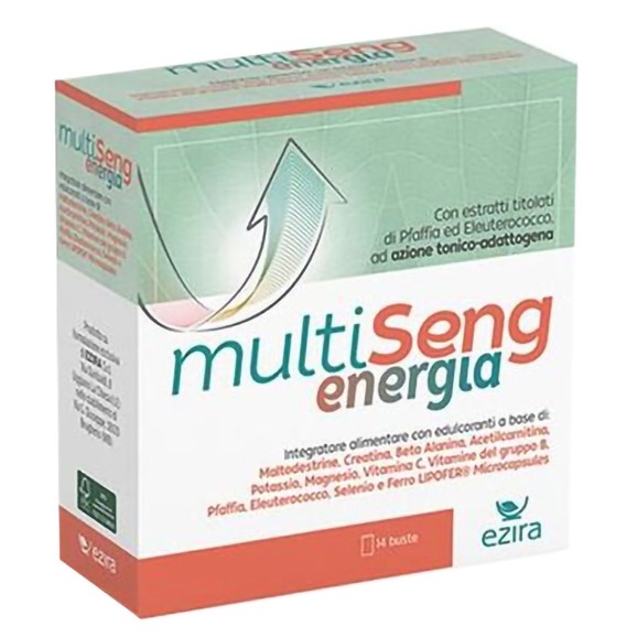 Ezira Multiseng Energia Food Supplement 14 Sachets
