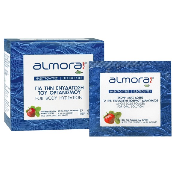 Almora Plus Ηλεκτρολύτες για την Ενυδάτωση του Οργανισμού 12 Sachets Almora Plus Ηλεκτρολύτες για την Ενυδάτωση του Οργανισμού 12 Sachets