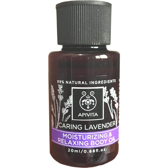 Δώρο Apivita Caring Lavender Oil Ενυδατικό & Χαλαρωτικό Λάδι Σώματος με Βιολογικό Αιθέριο Έλαιο Λεβάντας 20ml