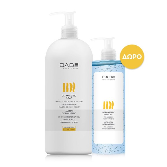 Babe Promo Pack Dermaseptic Soap 1000ml & Δώρο Dermaseptic Hydrogel 390ml