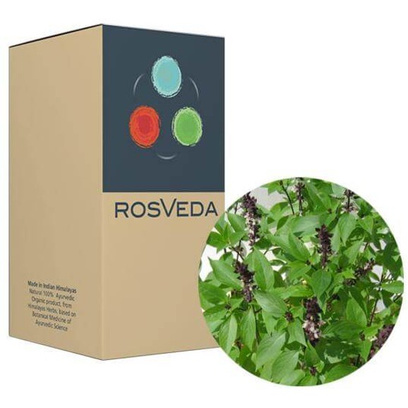 RosVeda Pure Essential Oil Basil 100% Φυτική Σύνθεση, Αιθέριο Έλαιο Βασιλικός, 10ml