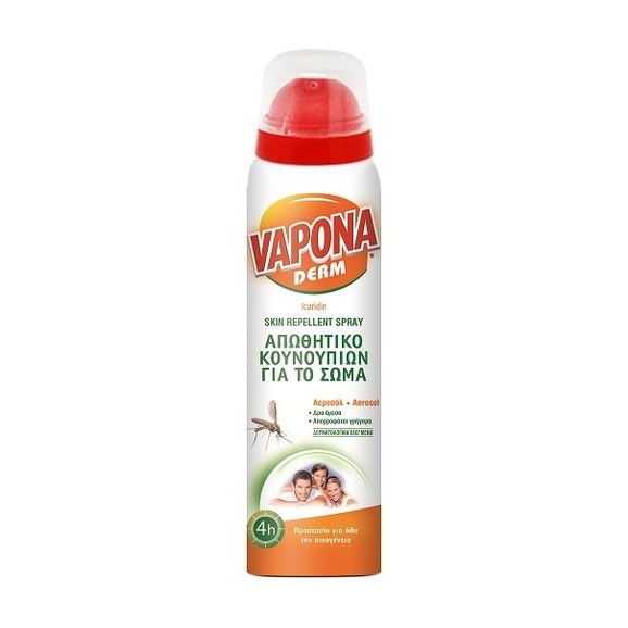 Vapona Derm Family Skin Repellent Body Spray 100ml