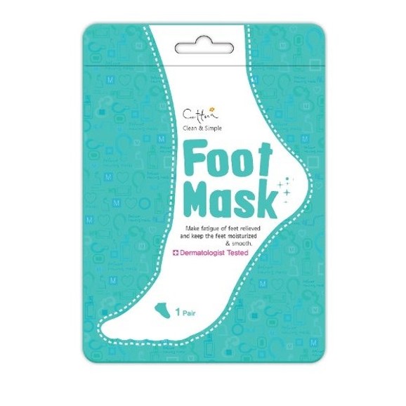 Cettua Foot Mask Μάσκα Ποδιών για Απαλή και Ορατά Αναζωογονημένη Επιδερμίδα 1τμχ