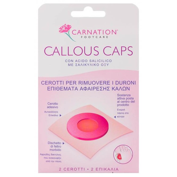 Vican Carnation Callous Caps Επικάλια 2 Τεμάχια