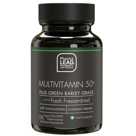 Pharmalead Black Range Multivitamin 50+ & Green Barely Grass 30veg.caps
