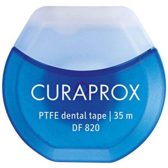 Curaprox DF 820 PTFE Dental Tape Οδοντική Ταινία 35 Μέτρα