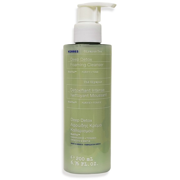 Korres Olympus Tea Deep Detox Foaming Cleanser 200ml Korres Olympus Tea Deep Detox Foaming Cleanser 200ml