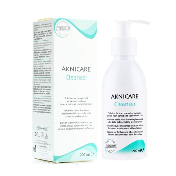 Synchroline Aknicare Cleanser Υγρό Καθαριστικό Προσώπου για Καθημερινή Χρήση 200ml
