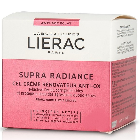Δώρο Lierac Supra Radiance Gel-Creme Κρέμα Κυτταρικής Ανανέωσης για Κανονικές - Μεικτές Επιδερμίδες 15ml