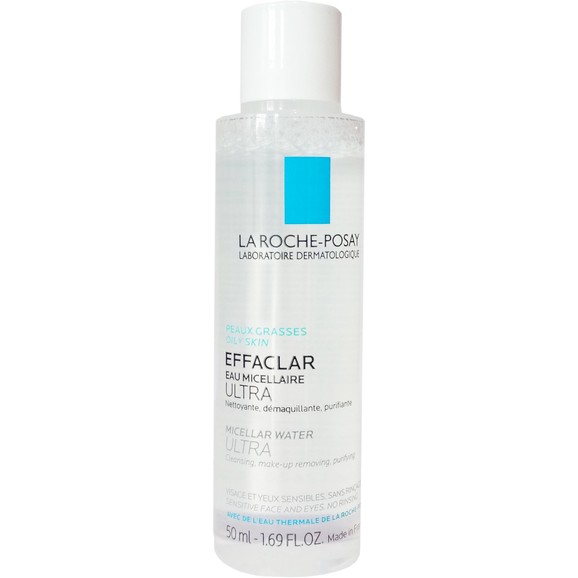 Δώρο La Roche-Posay Effaclar Micellaire Water Ultra Νερό Καθαρισμού και Αφαίρεσης Make-up, Κατάλληλο για το Λιπαρό Δέρμα 50ml