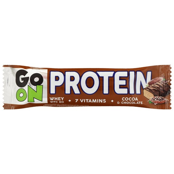 Go On Protein Bar Cocoa & Chocolate Flavour 50g