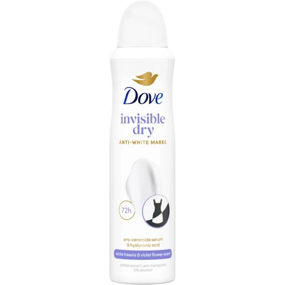 Dove Invisible Dry 72h Anti-Perspirant Body Spray 150ml