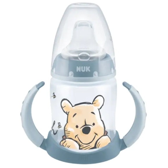Nuk Disney Winnie the Pooh 6-18m First Choice Learner Bottle 150ml - Γαλάζιο