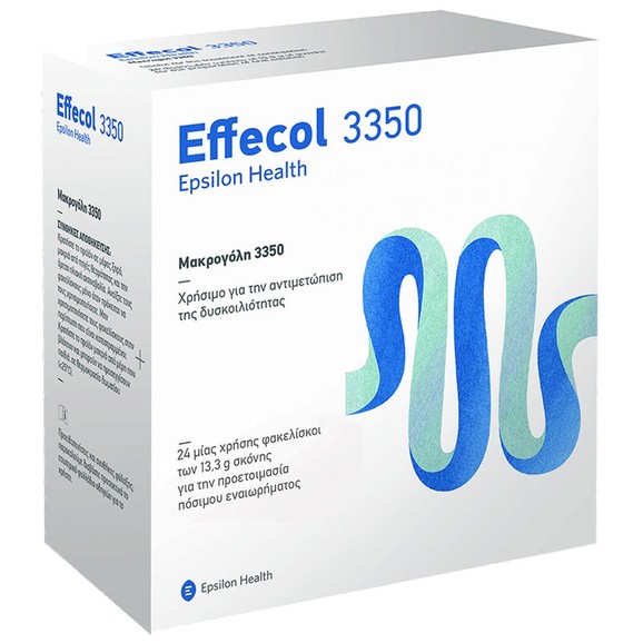 Effecol 3350 Ιατροτεχνολογικό Βοήθημα για την Αντιμετώπιση της Χρόνιας Δυσκοιλιότητας 24 Sachets Effecol 3350 Ιατροτεχνολογικό Βοήθημα για την Αντιμετώπιση της Χρόνιας Δυσκοιλιότητας 24 Sachets
