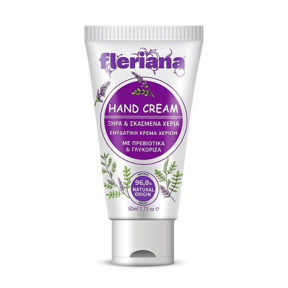 Δώρο Fleriana Hand Cream Ενυδατική Κρέμα για Ξηρά & Σκασμένα Χέρια με Πρεβιοτικά & Γλυκόριζα 50ml