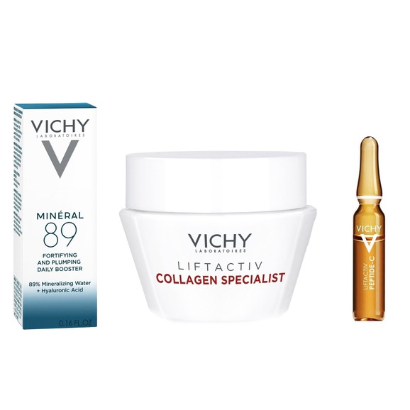 Δώρο Vichy Mineral 89 Booster 4ml & Liftactiv Specialist Peptide-C Anti-Ageing 1,8ml & Liftactiv Specialist Collagen 15ml