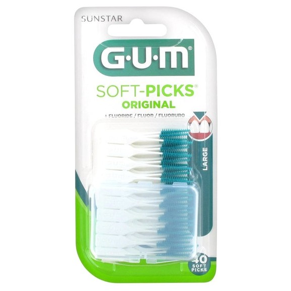 Gum Soft Picks Original Οδοντιατρικές Οδοντογλυφίδες Large 40 τμχ
